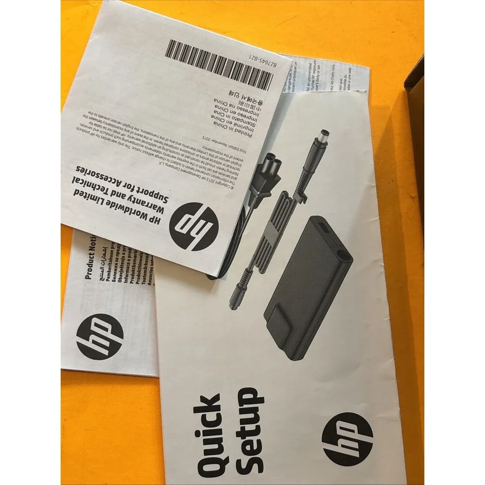 65W Slim AC Adapter - H6Y82AA#ABA Power Adapter For Loptop Open Box